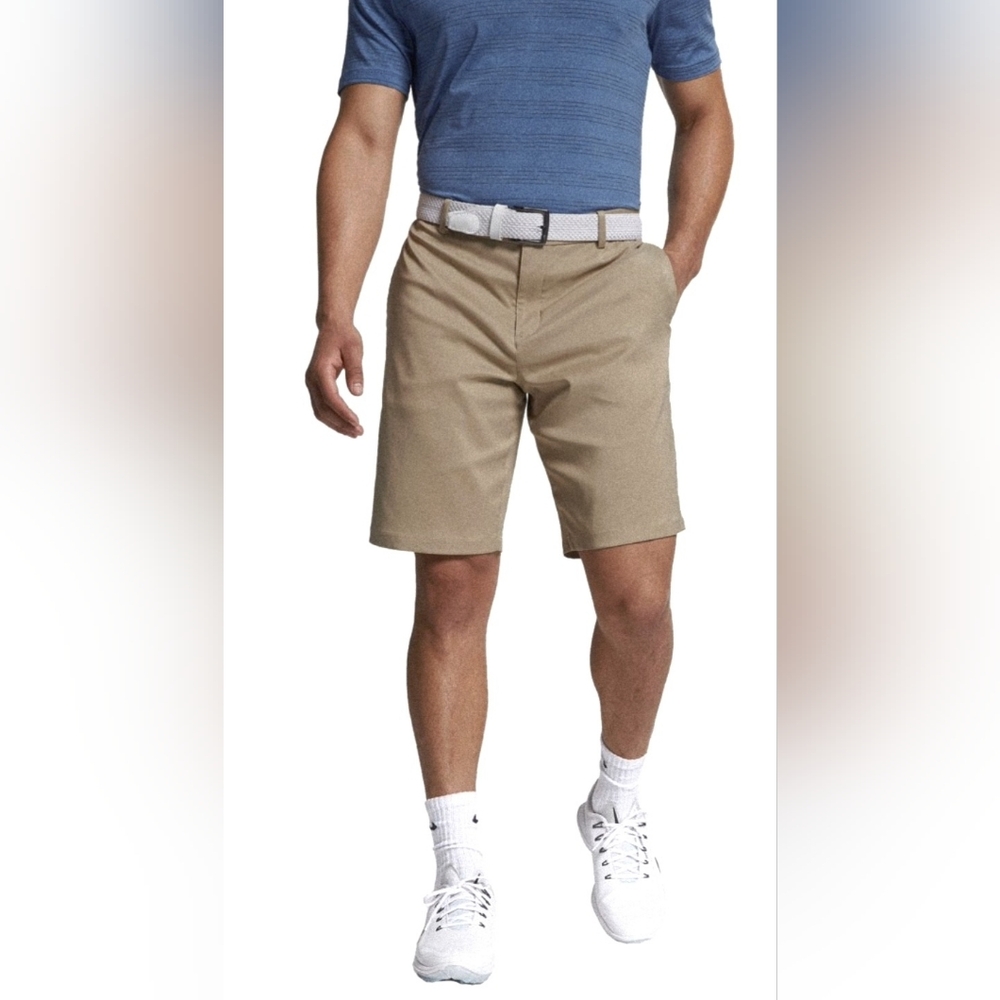 Nike Flex Men's Golf Shorts Standard Fit Beige Size 42 MSRP $65